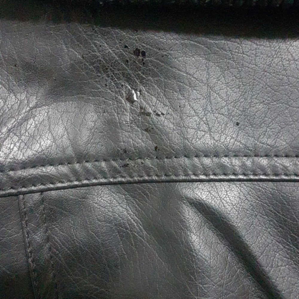 MOTO GEAR Faux Leather Jacket | Size S - Picture 14 of 16